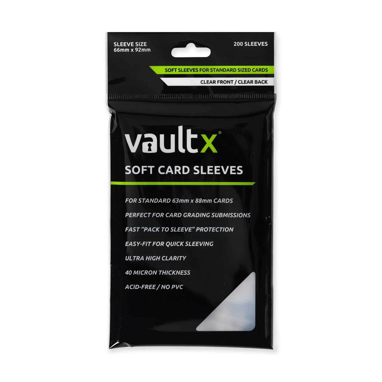Vault X Soft Penny Sleeves 40 Micron 200 Pack