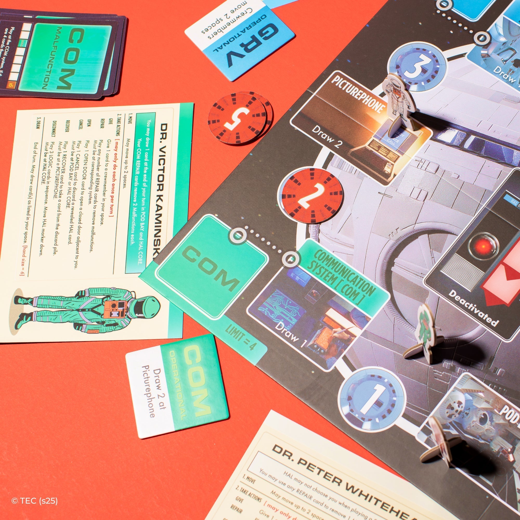 2001: A Space Odyssey board game gameplay