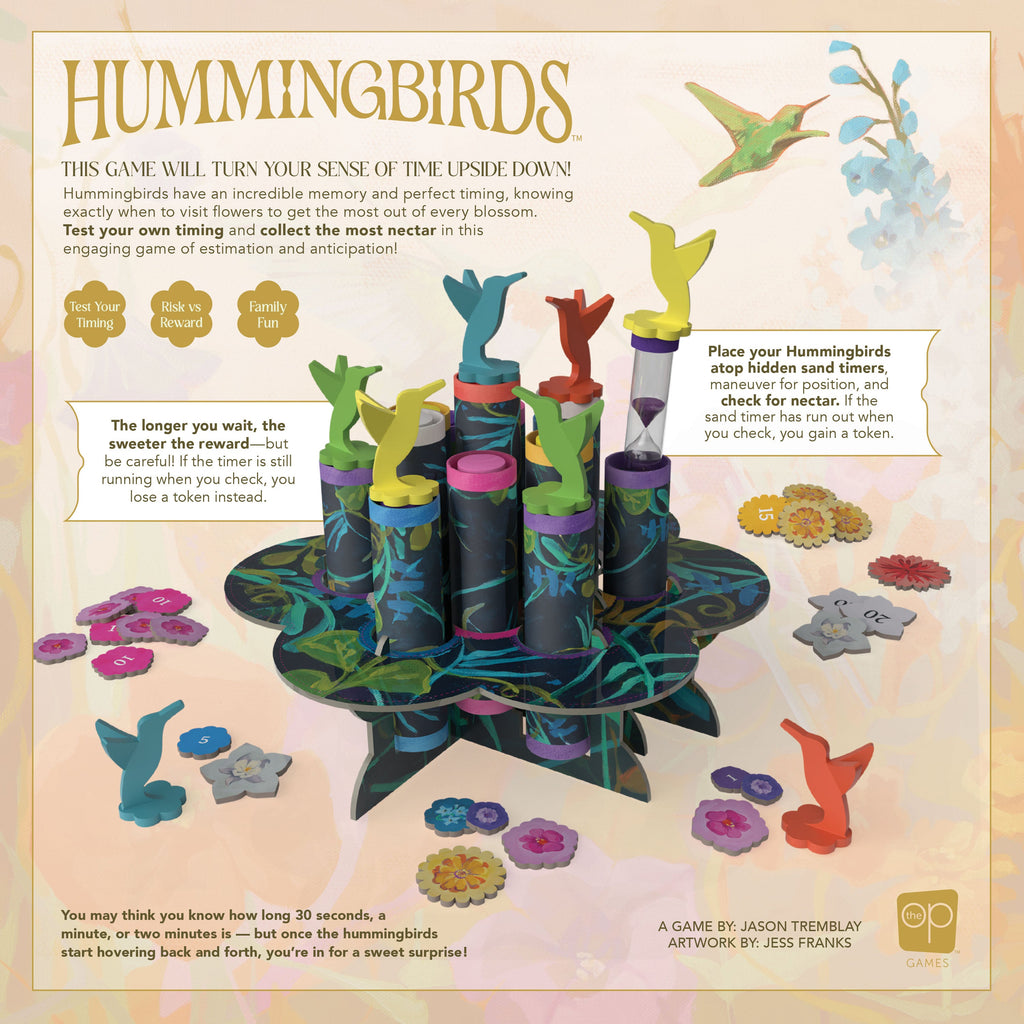Hummingbirds - box back
