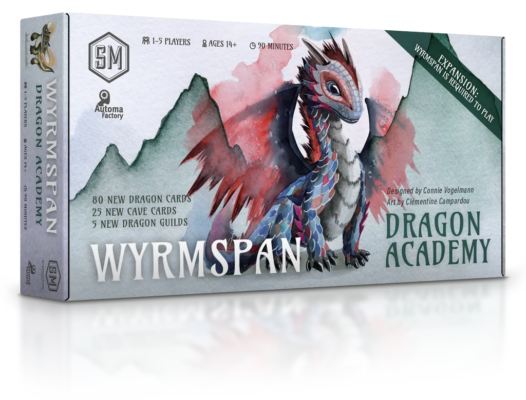 Wyrmspan: Dragon Academy 3D box