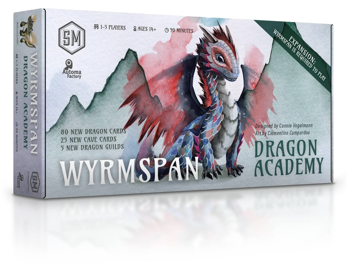 Wyrmspan: Dragon Academy 3D box