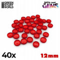 Board Game Gems 12mm Red