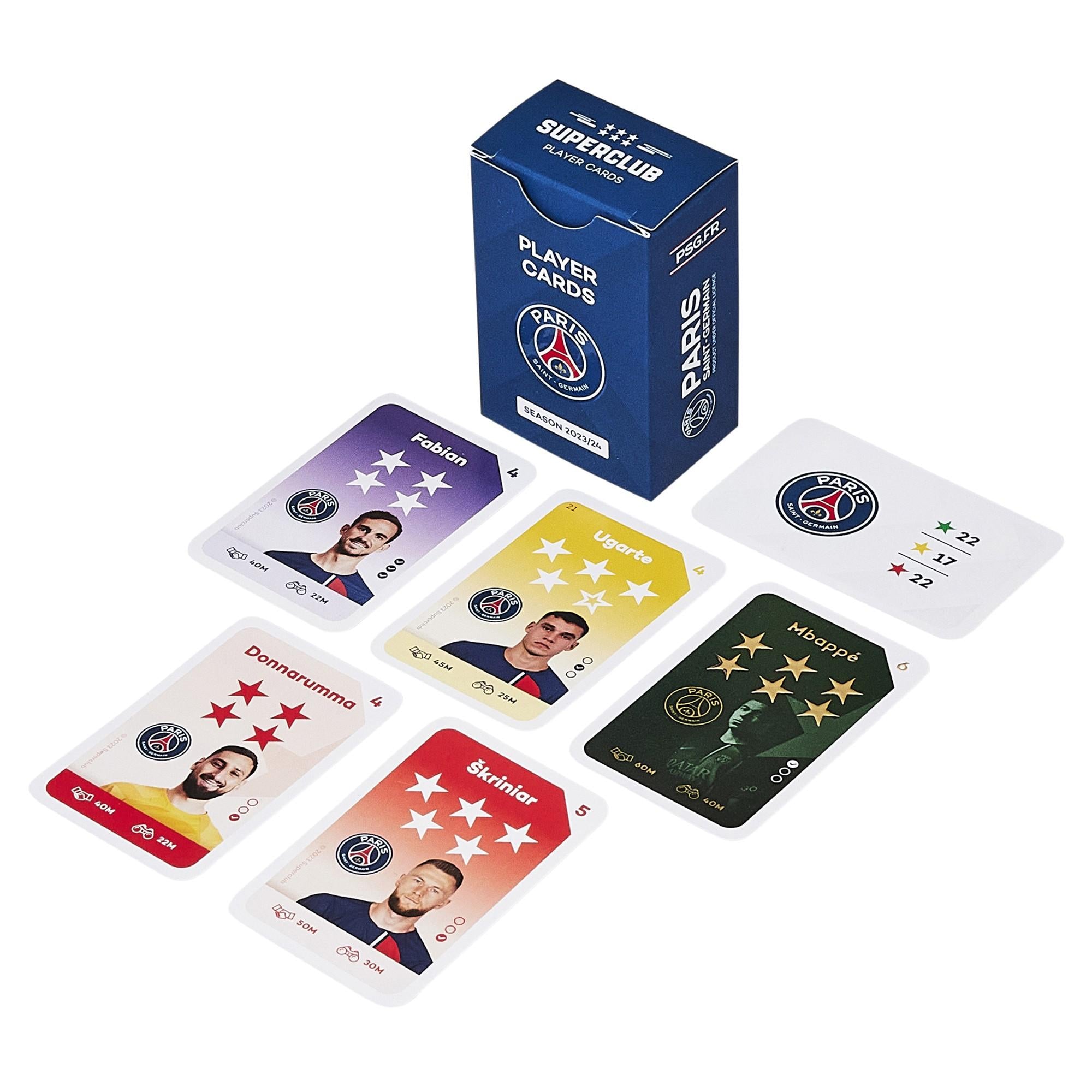 Superclub Paris Saint-Germain Player Cards