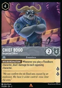 Chief Bogo - Respected Officer