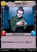 Admiral Motti, Brazen and Scornful