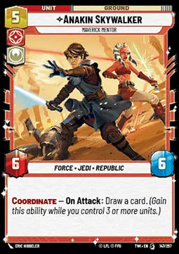 Anakin Skywalker, Maverick Mentor