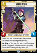 Sabine Wren, You Can Count On Me