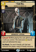 San Hill, Chairman of the Banking Clan