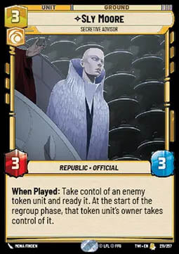 Sly Moore, Secretive Advisor