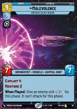 Malevolence, Grievous's Secret Weapon