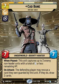 Cad Bane, Hostage Taker