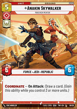 Anakin Skywalker, Maverick Mentor