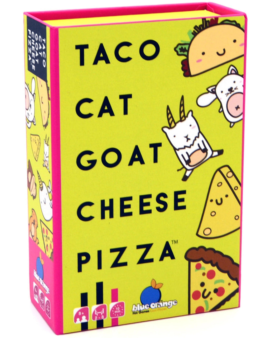 Taco Cat Goat Cheese Pizza box front