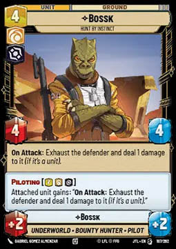 Bossk, Hunt By Instinct
