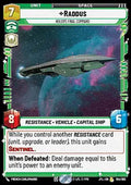 Raddus, Holdo's Final Command