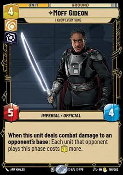 Moff Gideon, I Know Everything