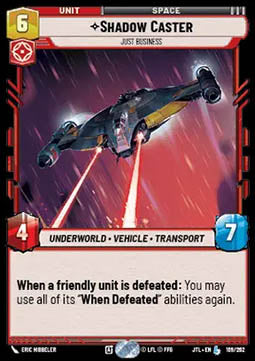 Shadow Caster, Just Business
