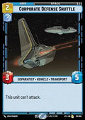 Corporate Defense Shuttle
