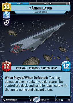 Annihilator, Tagge's Flagship