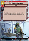 No Disintegrations