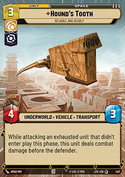 Hound's Tooth, Reliable and Deadly