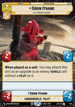 Sidon Ithano, The Crimson Corsair