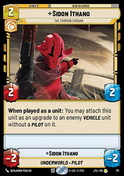Sidon Ithano, The Crimson Corsair (V.2)