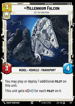 Millennium Falcon, Get Out And Push (V.2)
