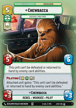 Chewbacca, Faithful First Mate (V.1)