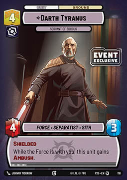 Darth Tyranus, Servant of Sidious (V.1)