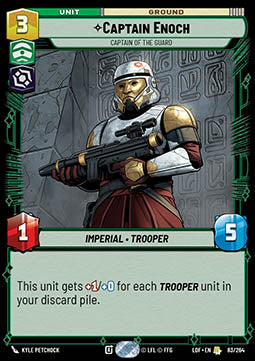 Captain Enoch, Captain of the Guard (V.1)