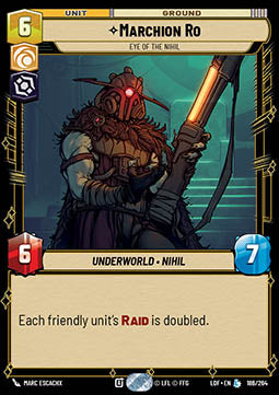 Marchion Ro, Eye of the Nihil (V.1)