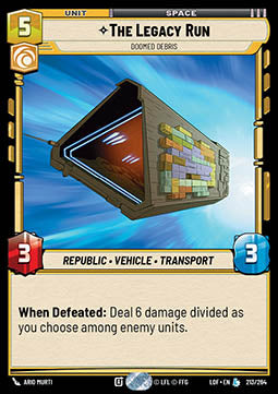 The Legacy Run, Doomed Debris (V.1)