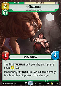 Malakili, Loving Rancor Keeper (V.1)