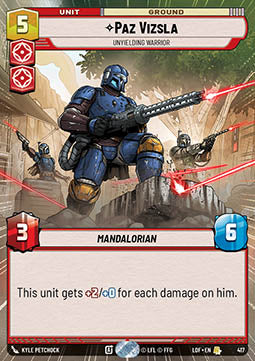 Paz Vizsla, Unyielding Warrior (V.1)