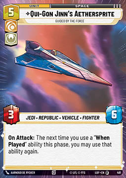 Qui-Gon Jinn's Aethersprite, Guided by the Force (V.1)