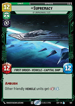 Supremacy, Of Unimaginable Size (V.2)