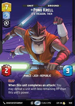 Pong Krell, It's Treason, Then (V.3)