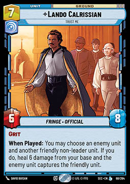 Lando Calrissian, Trust Me (V.1)