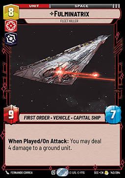 Fulminatrix, Fleet Killer (V.1)