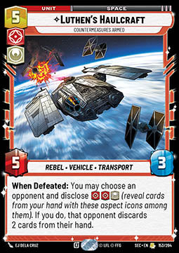 Luthen's Haulcraft, Countermeasures Armed (V.1)