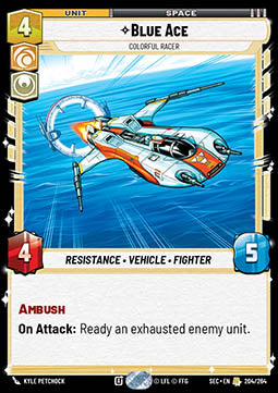 Blue Ace, Colorful Racer (V.1)