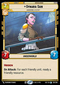 Synara San, Harboring a Secret (V.1)