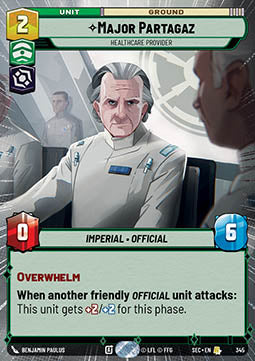 Major Partagaz, Healthcare Provider (V.1)
