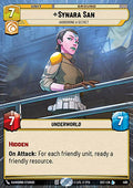 Synara San, Harboring a Secret (V.1)