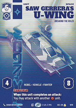 Saw Gerrera's U-Wing, Breaking the Rules (V.2)