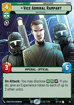 Vice Admiral Rampart, On Schedule (V.3)