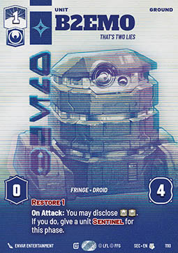 B2EMO, That's Two Lies (V.4)