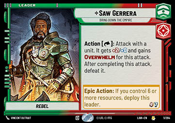 Saw Gerrera, Bring Down the Empire