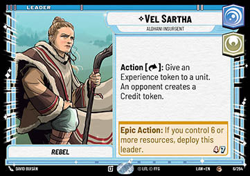 Vel Sartha, Aldhani Insurgent
